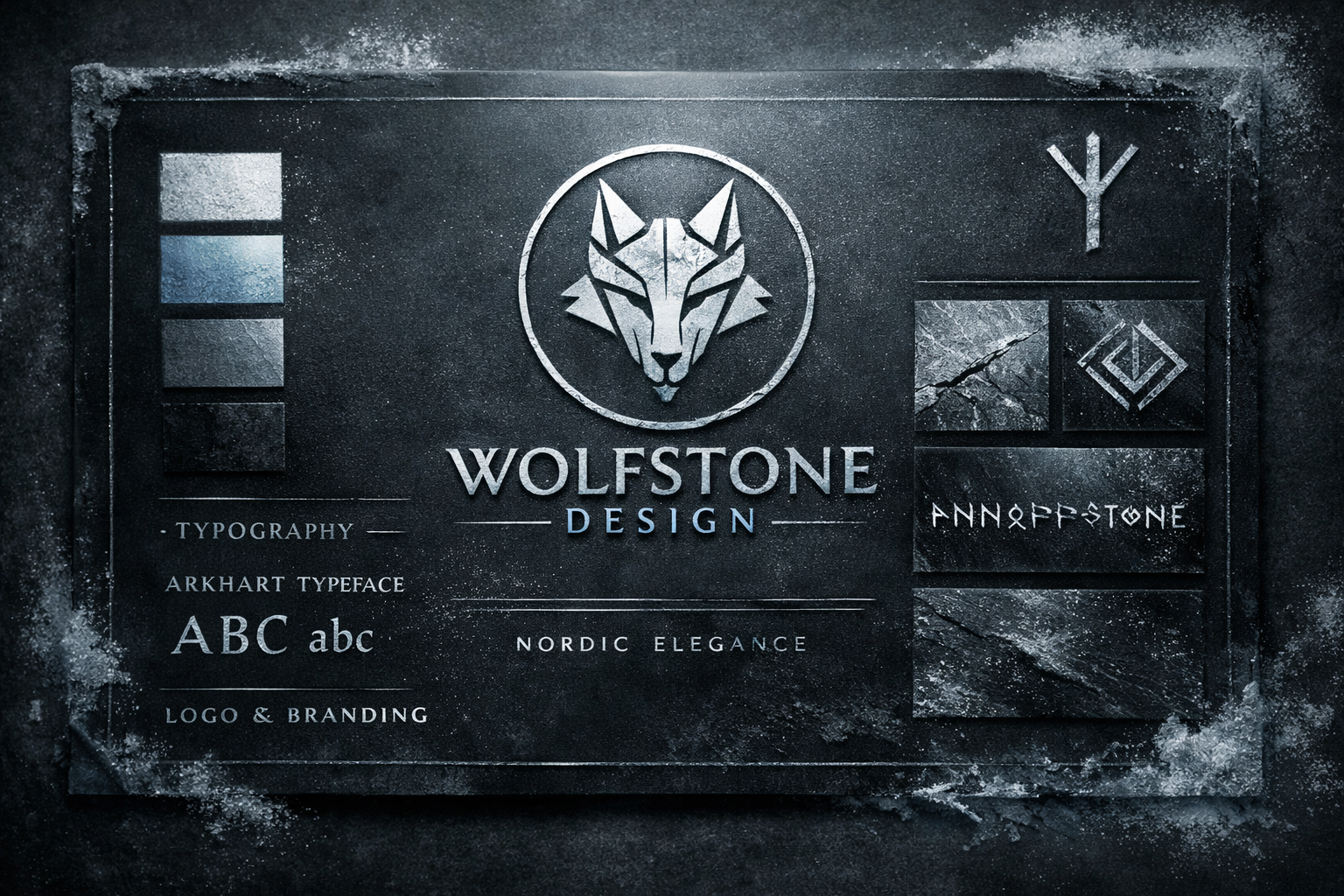 Wolfstone Branding - Arkenhart Identitet Mockup
